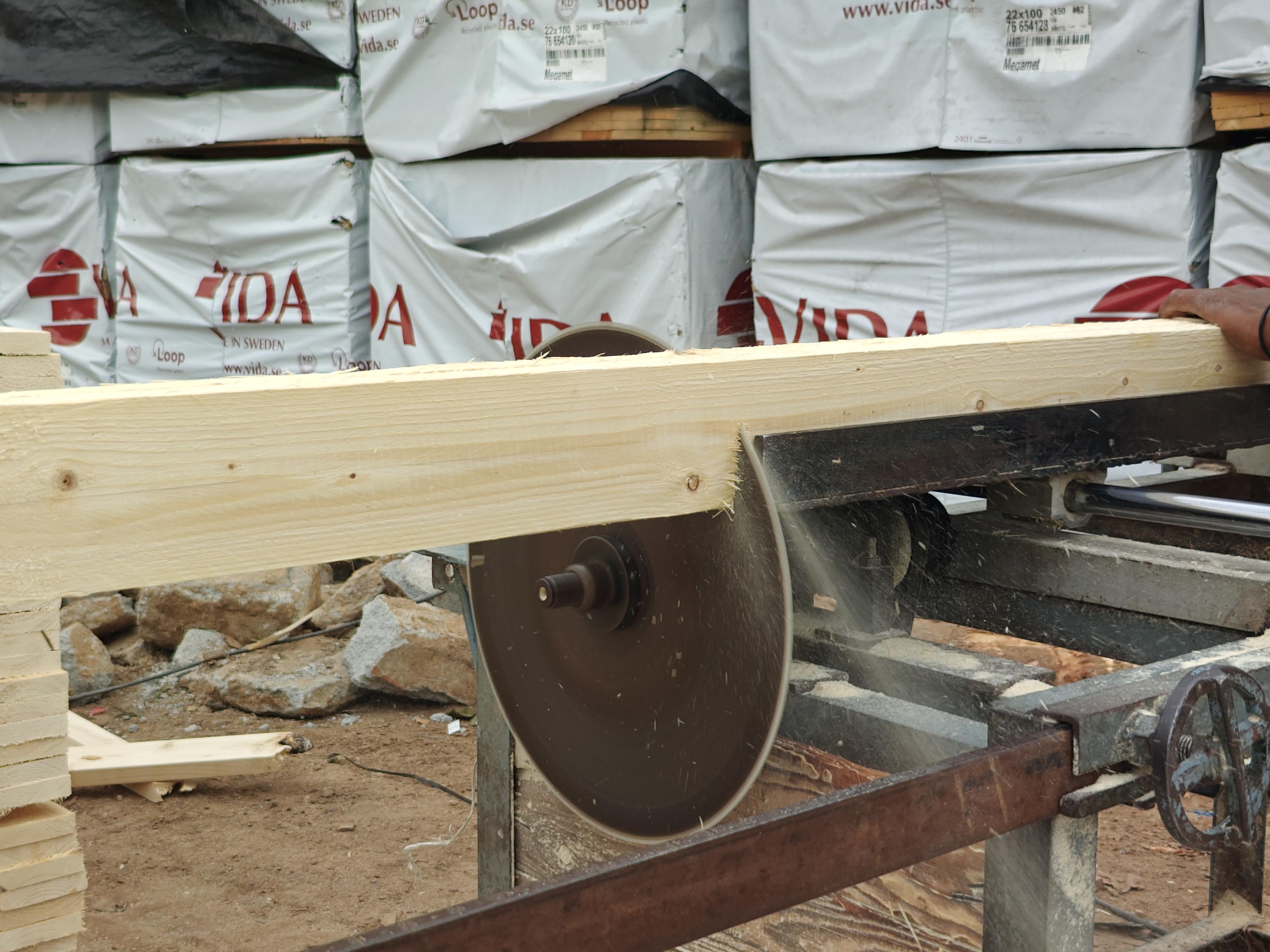 Precision wood cutting machinery at Ambica Patterns